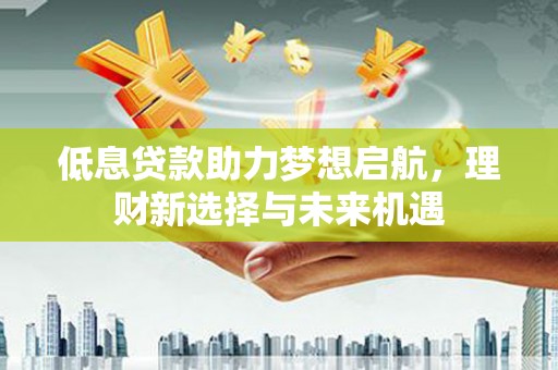 拜泉低息贷款助力梦想启航，理财新选择与未来机遇