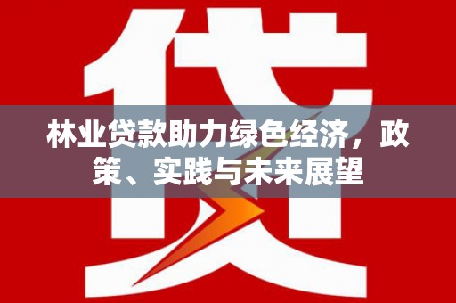 拜泉林业贷款助力绿色经济，政策、实践与未来展望