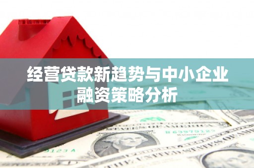 拜泉经营贷款新趋势与中小企业融资策略分析