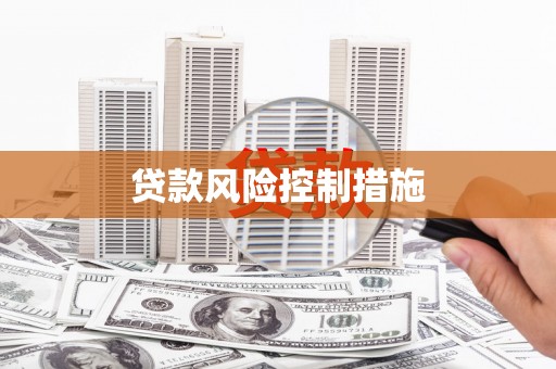 拜泉贷款风险控制措施